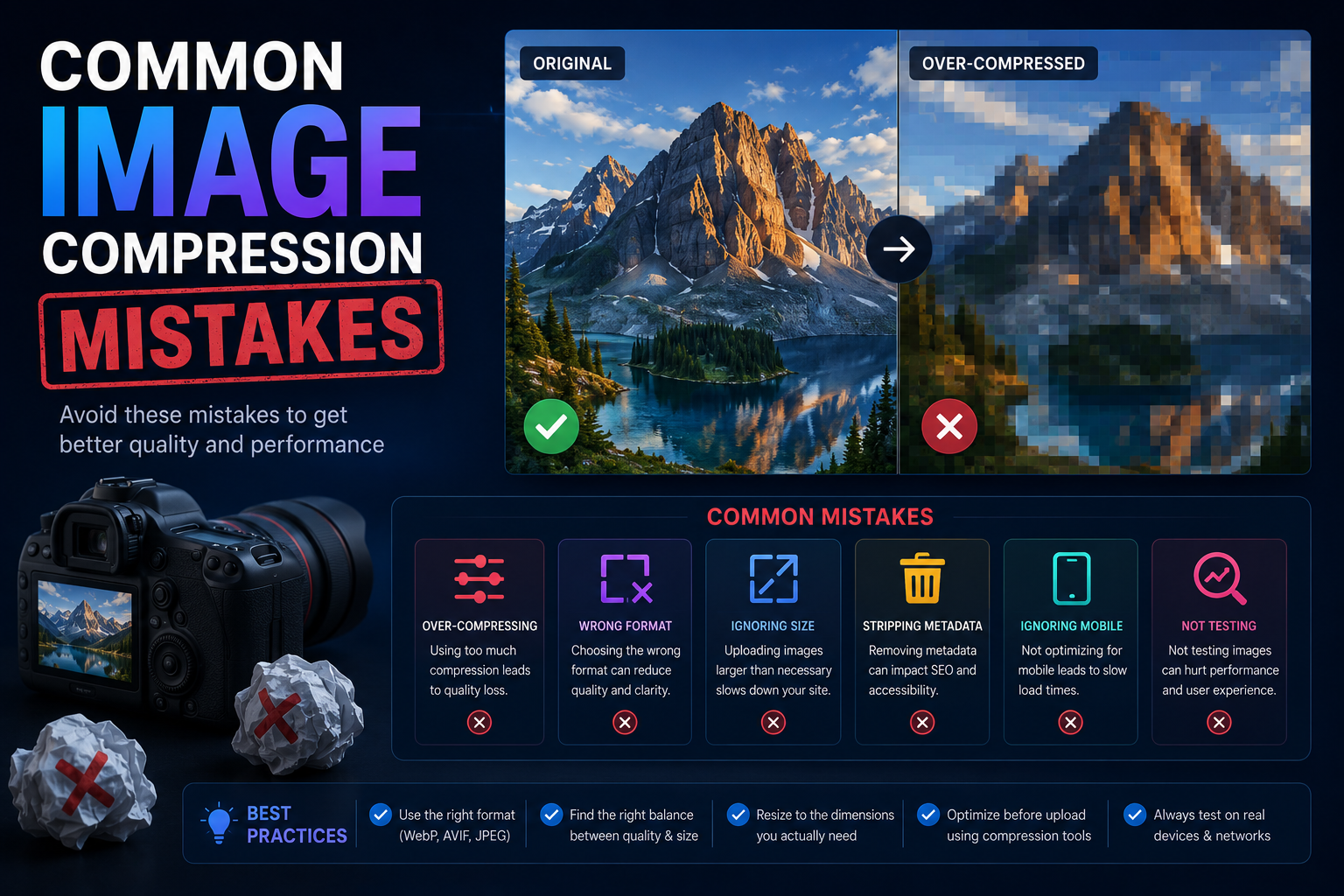 Common Image Compression Mistakes and How to Avoid Them
