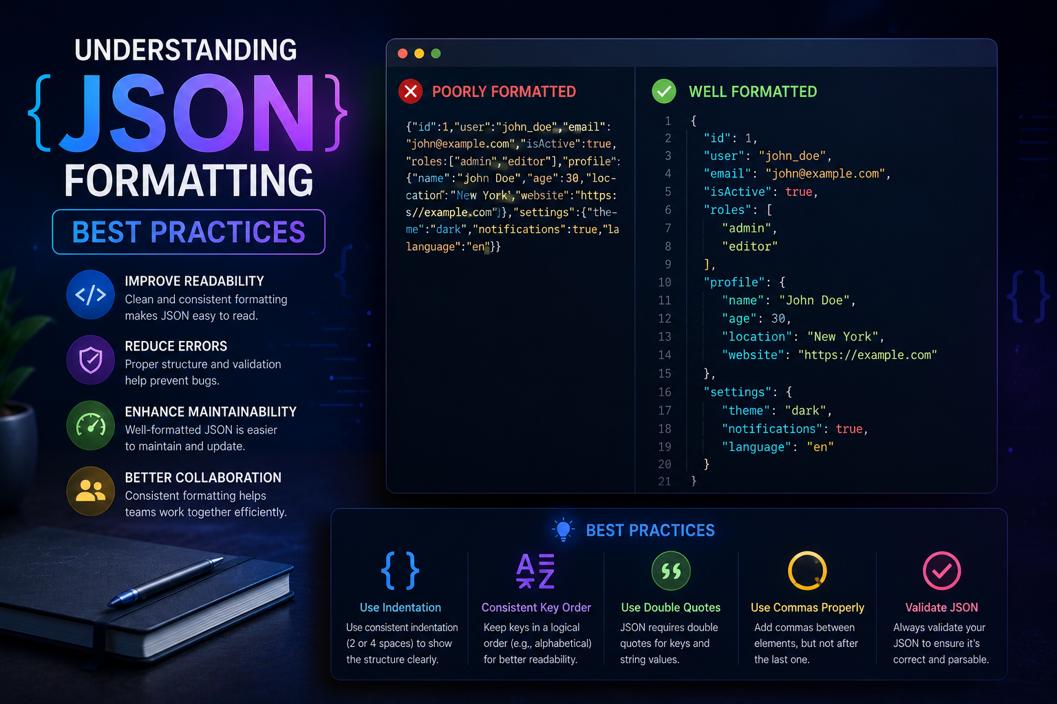 JSON Formatting Best Practices for Developers